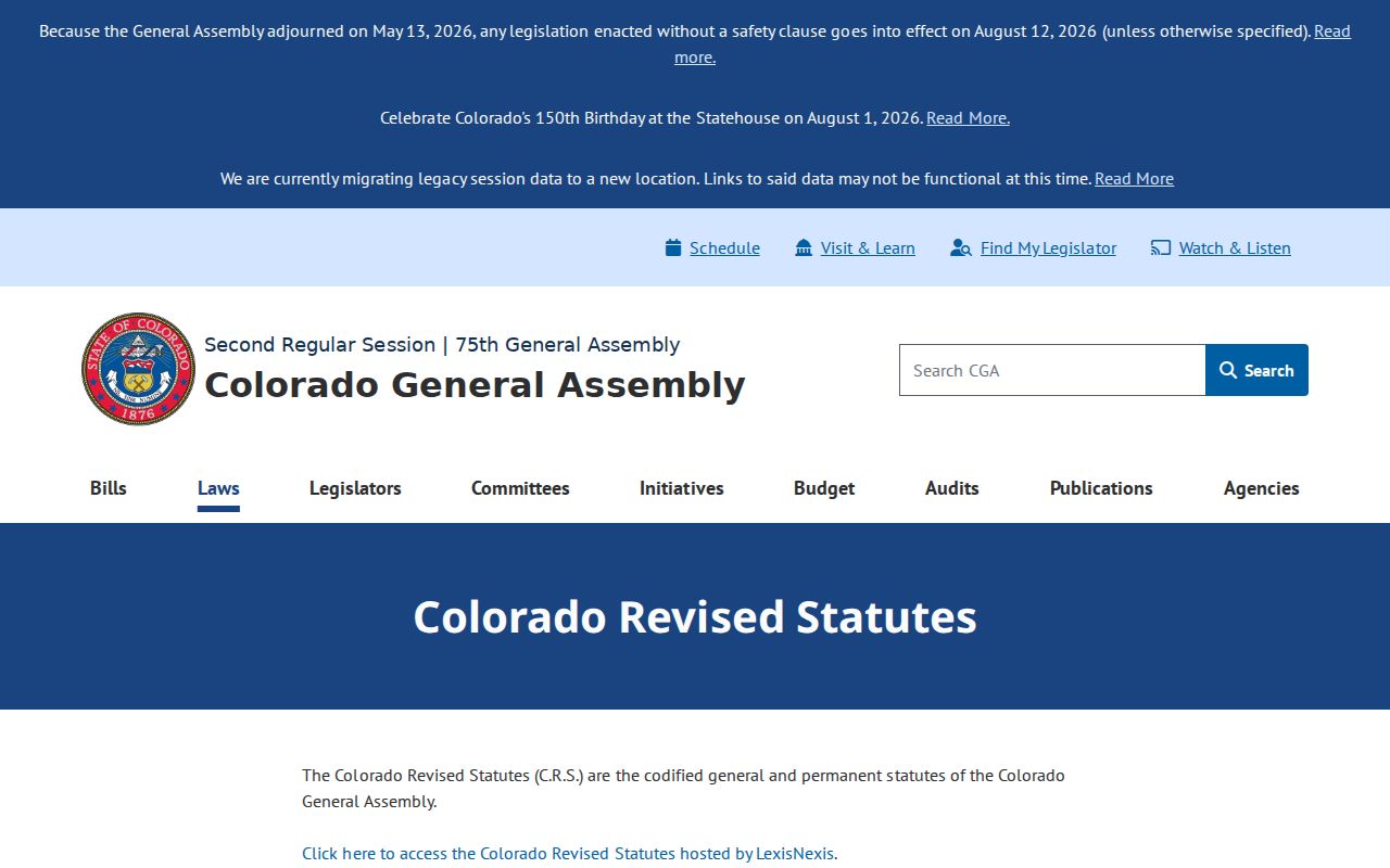 Colorado laws governing Weld County criminal court case access